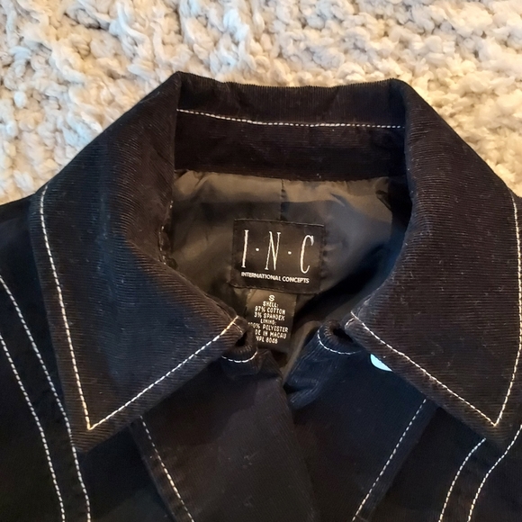 Black Pea Coat, International Concepts, Medium - Picture 6 of 9